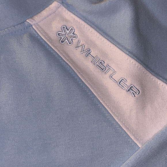 Y2K Whistler Baby-blue Zip-up Sweater - Women’s XS/S 🦋 - Picture 2 of 7